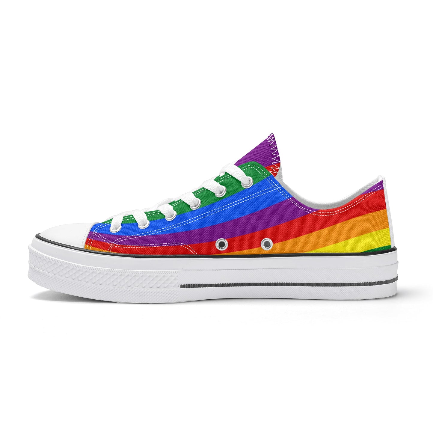 Rainbow Pride Collection - Womens Classic Low Top Canvas Shoes for the LGBTQIA+ community