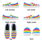 LGBTQIA+ Community, Pansexual Pride - Mens Slip-On Awareness & Inclusive Shoes