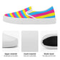 LGBTQIA+ Community, Pansexual Pride - Womens Slip-On Awareness & Inclusive Shoes