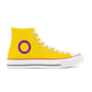 Intersex Pride Collection - Mens Classic High Top Canvas Shoes for the LGBTQIA+ community