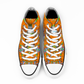 Pixel Pattern Collection - Classic Unisex High Top Canvas Sneakers