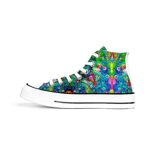 Colorful Collection - Classic Unisex High Top Canvas Sneakers