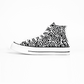Hex Pattern Collection - Classic Unisex High Top Canvas Sneakers