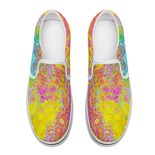 Colorful Collection - Unisex Slip-On Canvas Sneakers